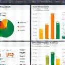 Tela de análises detalhadas e dashboards